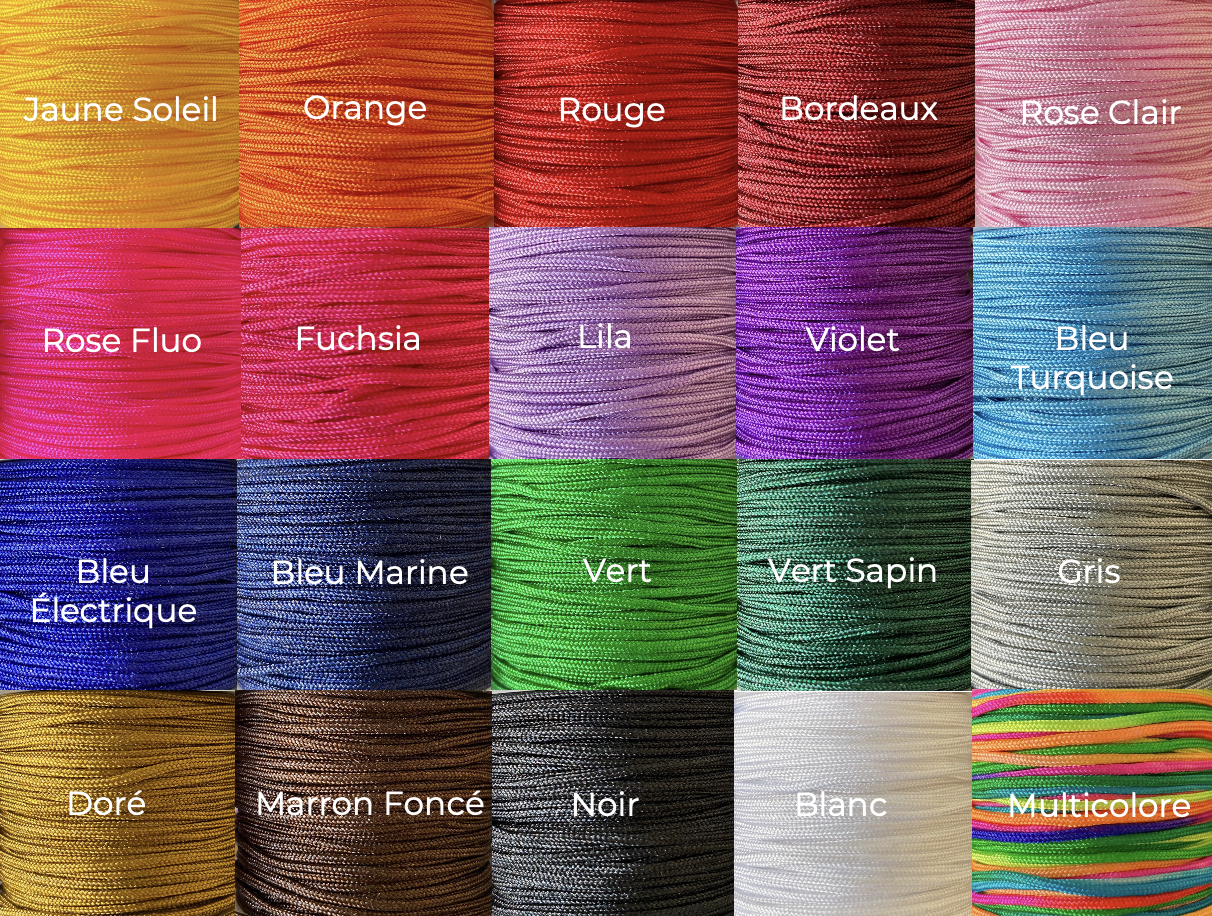 Couleurs cordons dinh van sales