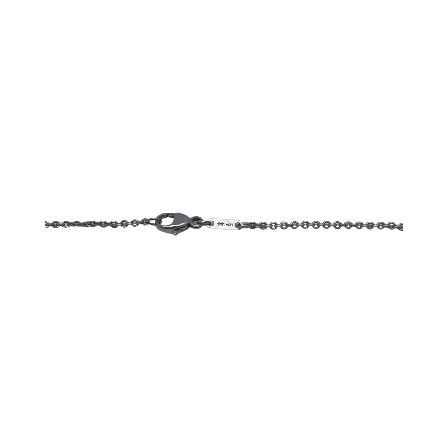 Chaine & Pendentif Dinh Van Pavé Argent
