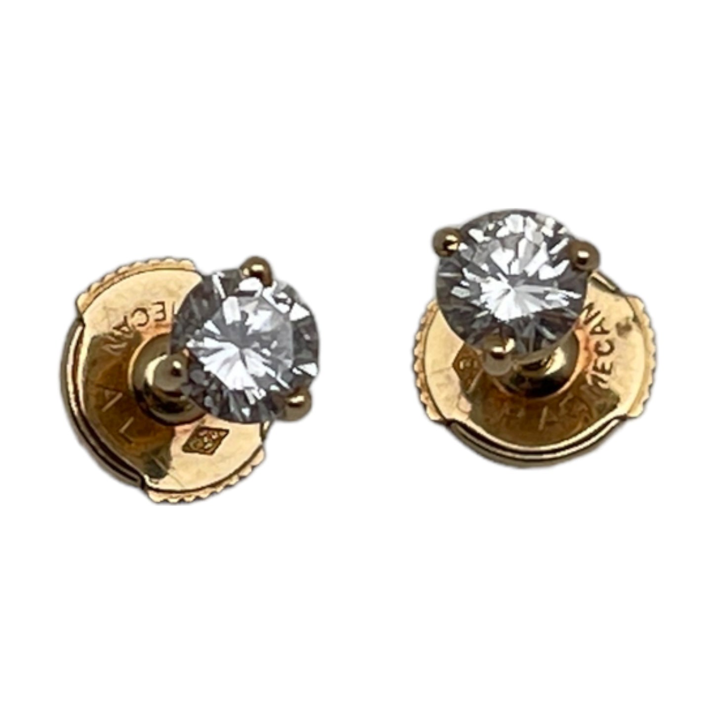 Boucles d'oreilles Diamants 0,5 carats & Or Jaune
