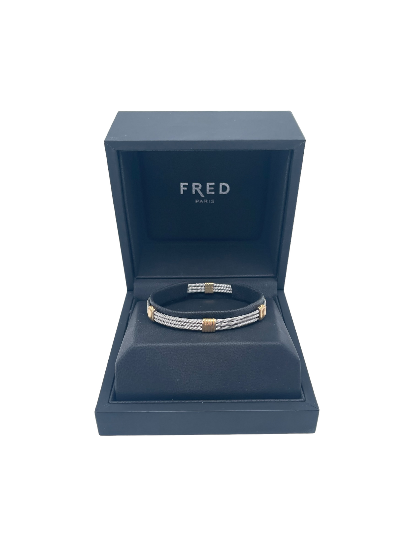 Bracelet Fred Force 10 "Vintage" Or & Acier