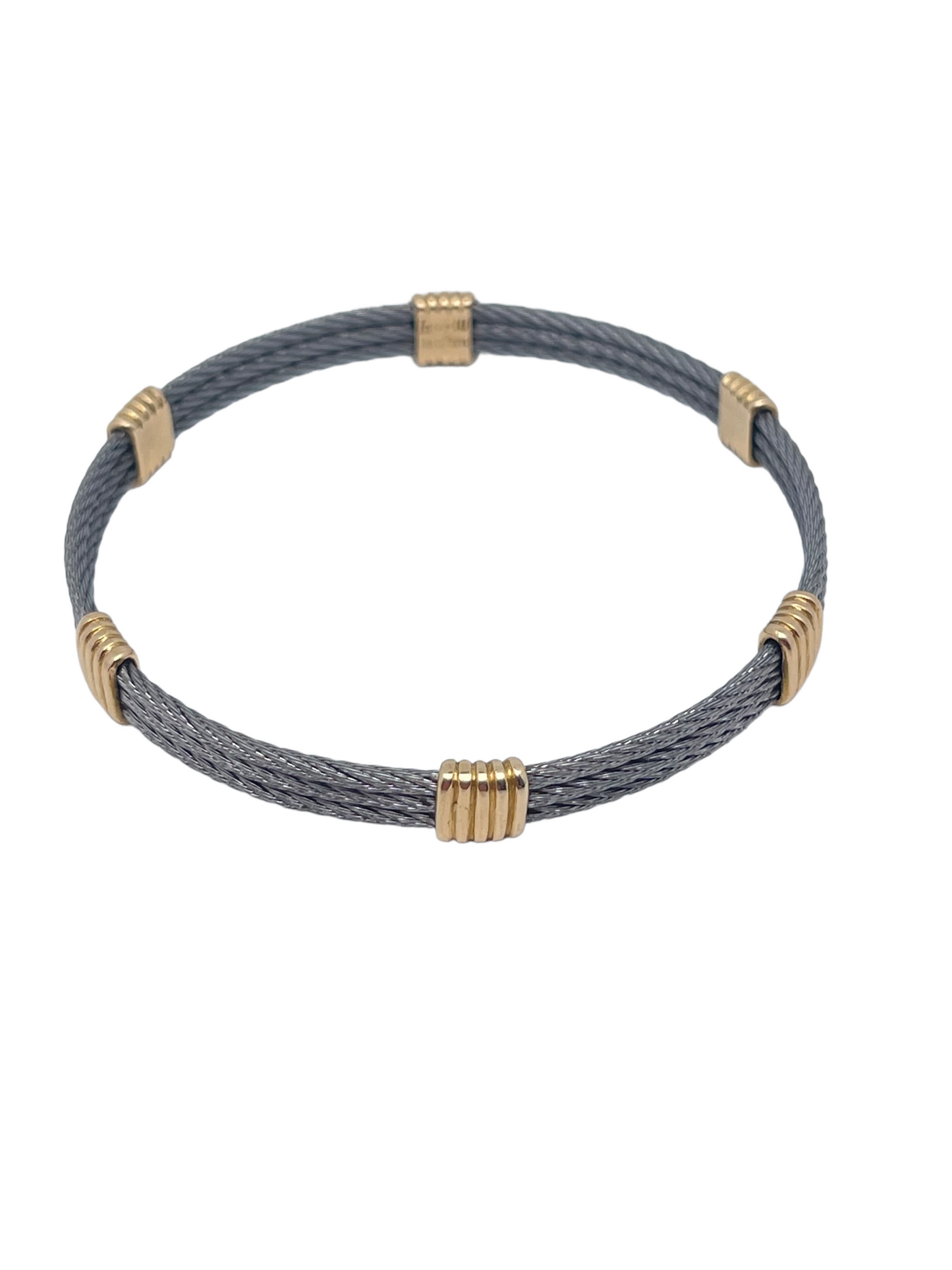 Bracelet Fred Force 10 "Vintage" Or & Acier