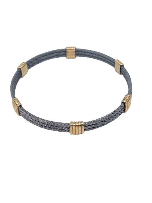 Bracelet Fred Force 10 Vintage or et acier