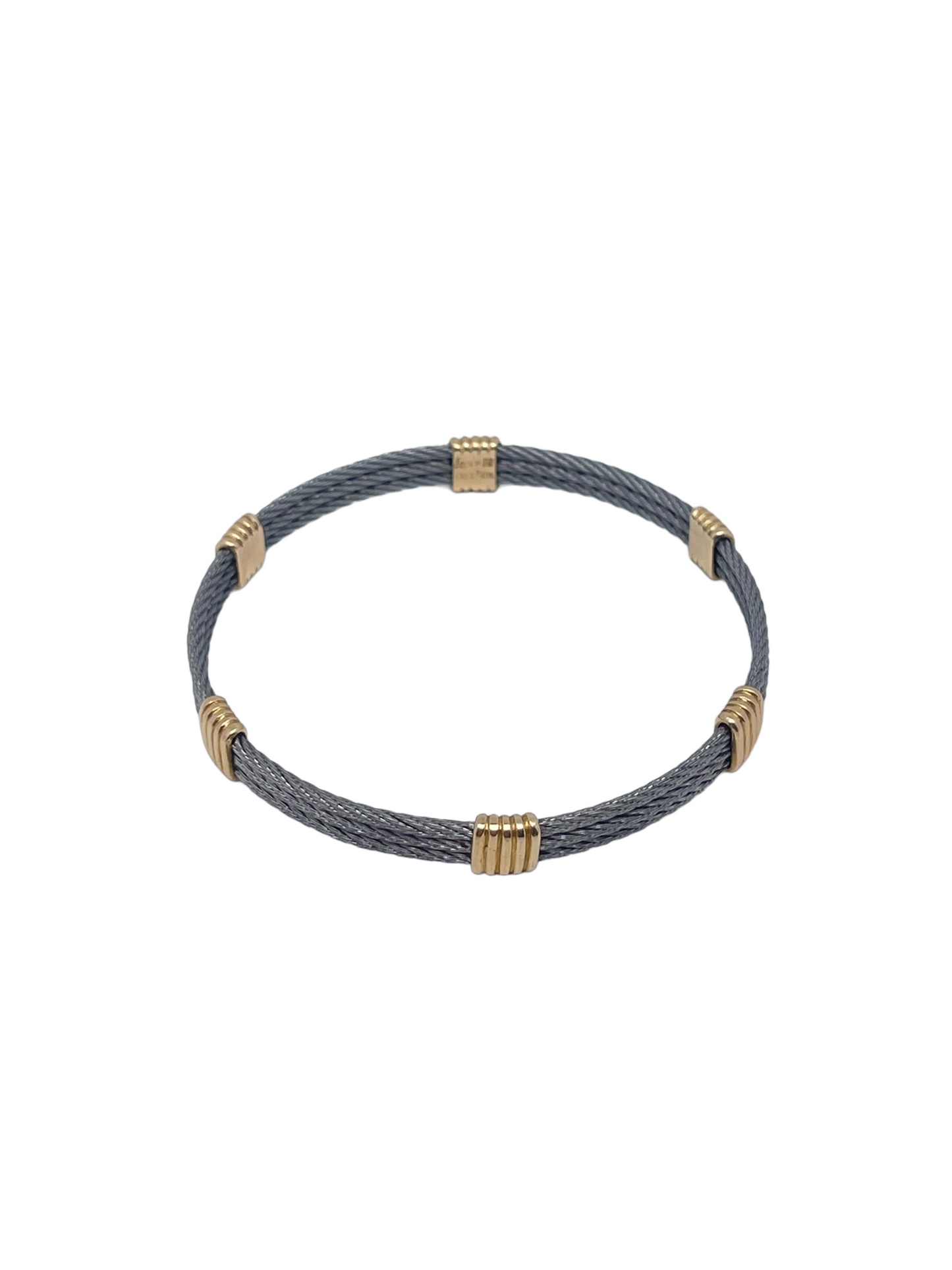 Bracelet Fred Force 10 "Vintage" Or & Acier