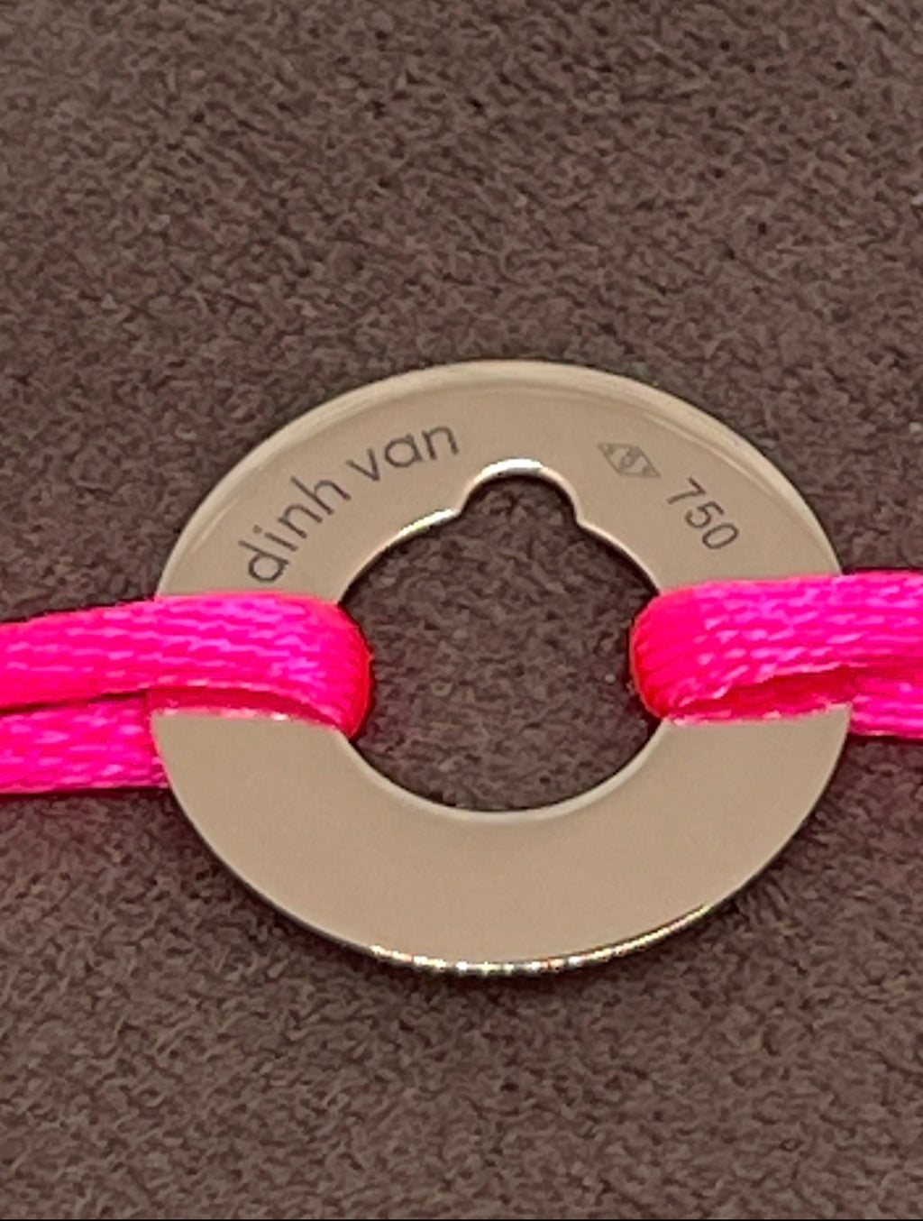 Bracelet Cible en or blanc 750/1000 Dinh Van