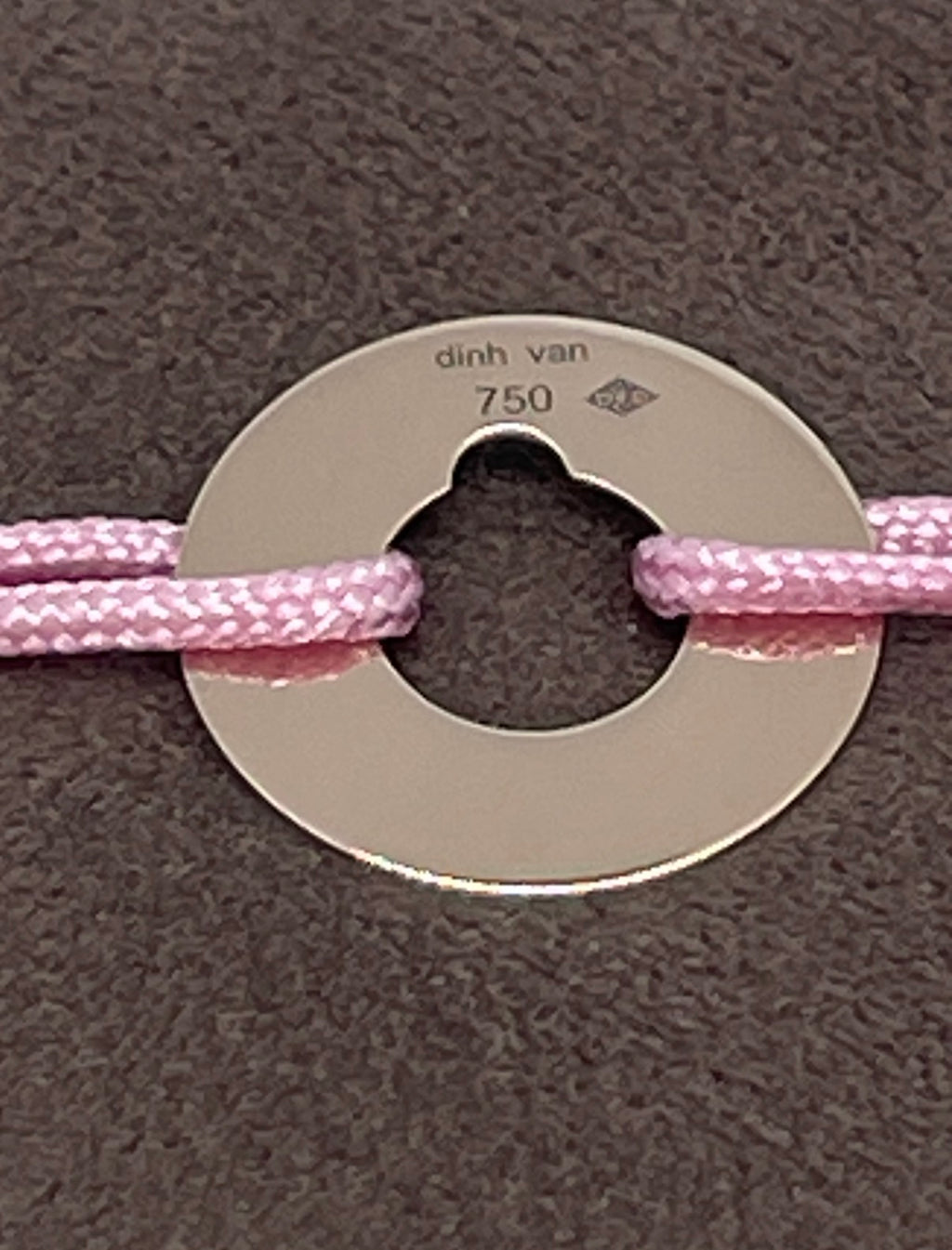 Bracelet cible en or blanc 750/1000 Dinh Van