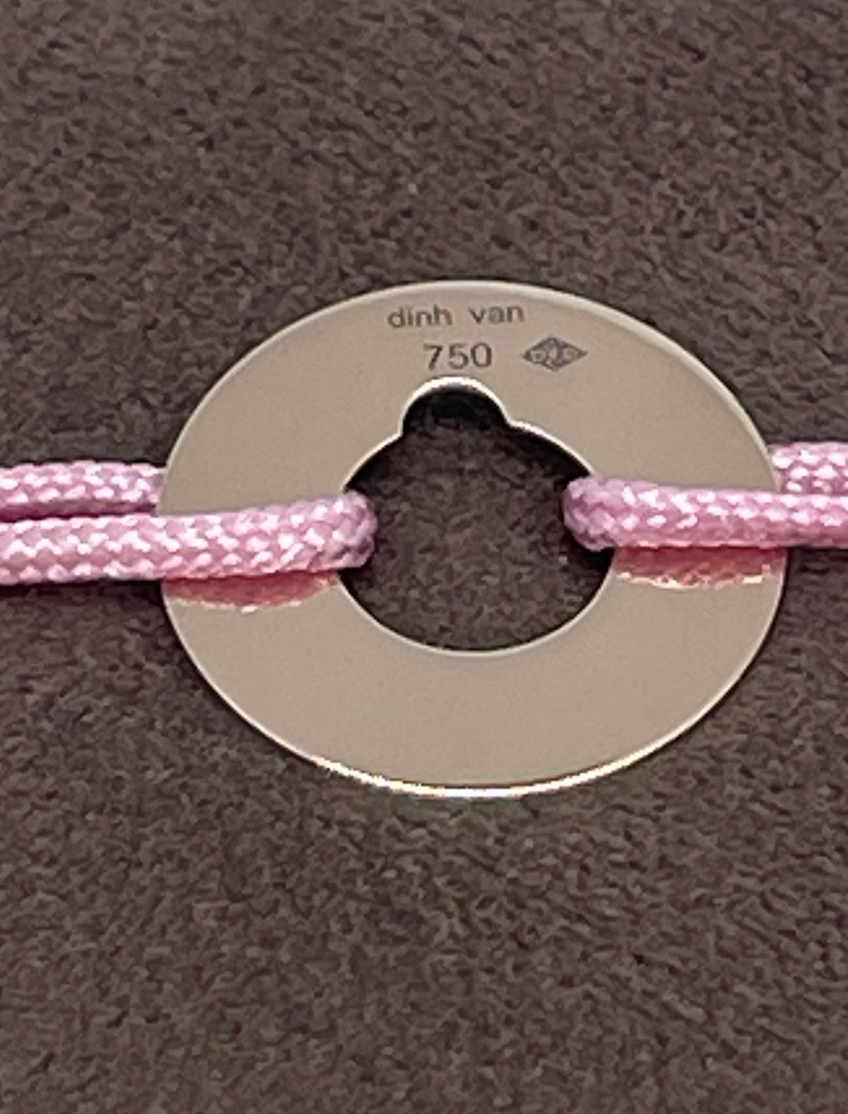 Bracelet cible en or blanc 750/1000 Dinh Van