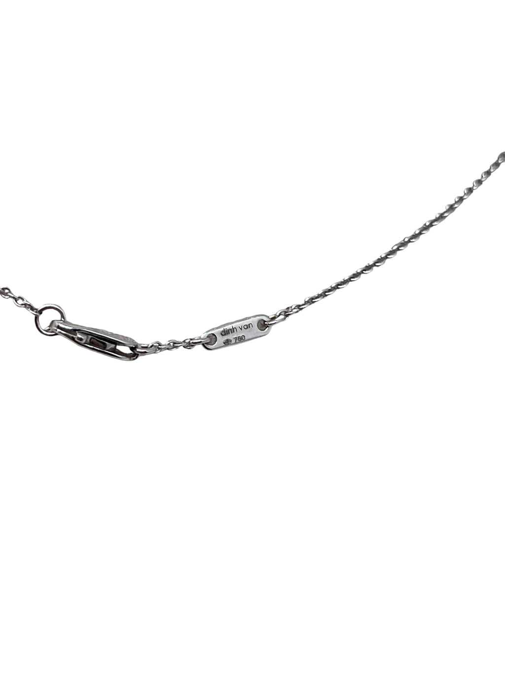 Collier Double Sens en or blanc 750/1000 Dinh Van