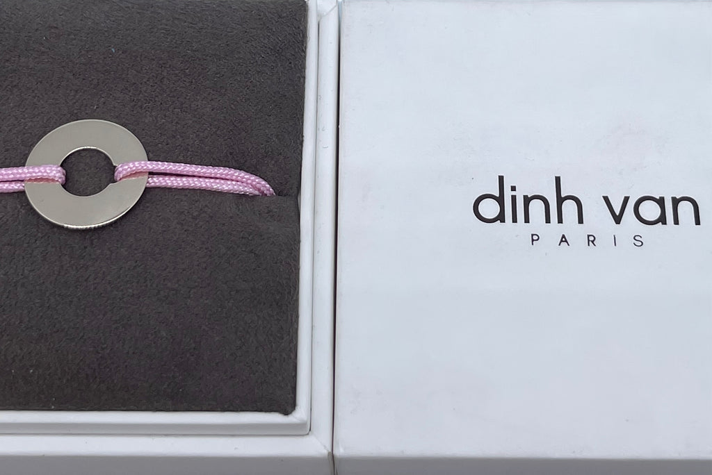 Bracelet cible en or blanc 750/1000 Dinh Van