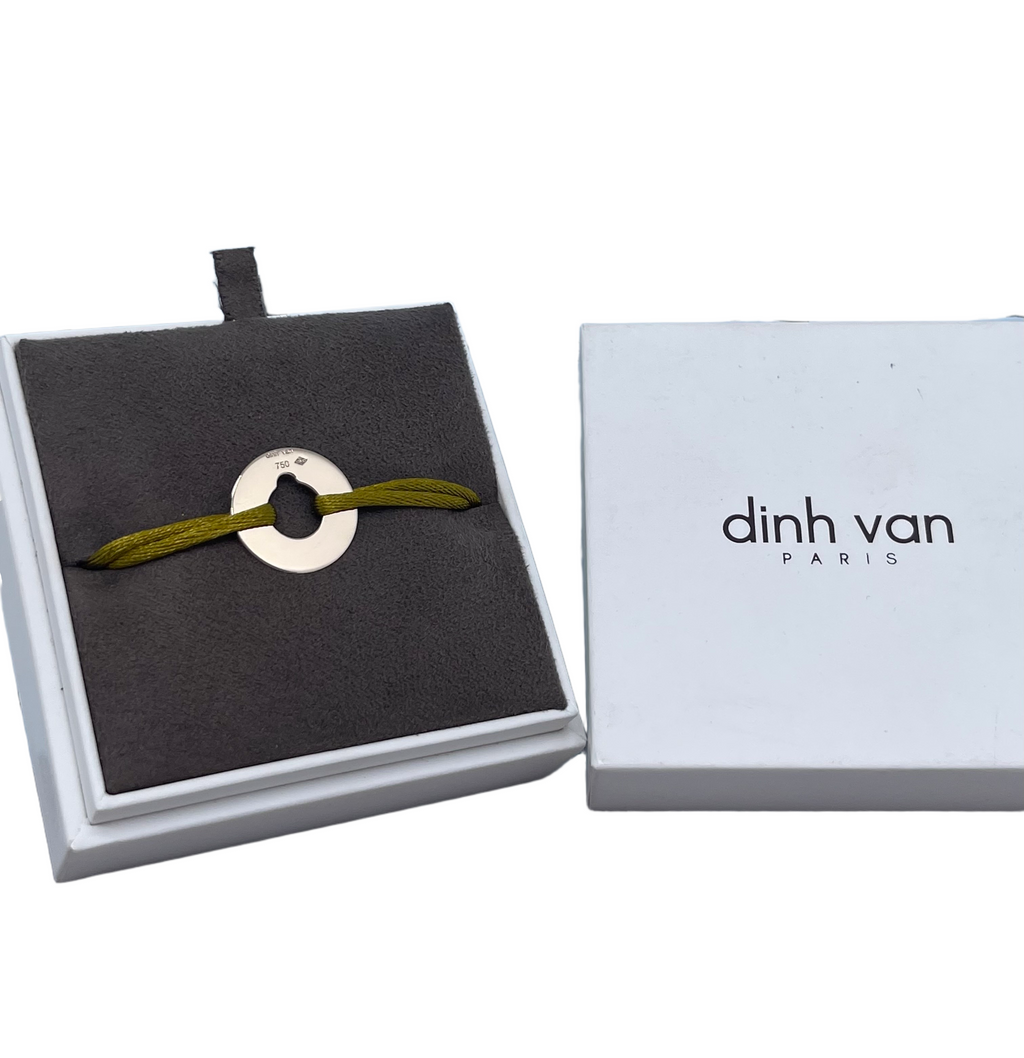 Bracelet Cible en or blanc 18k Dinh Van