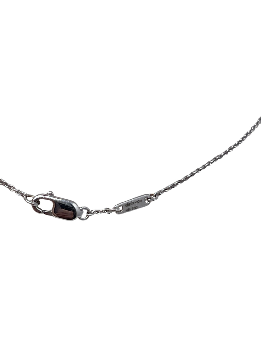 Collier Double Sens en or blanc 750/1000 Dinh Van