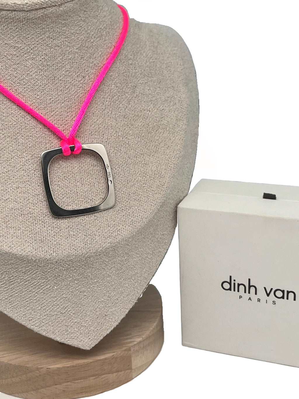 Pendentif Dinh Van Impression en or blanc 750/1000