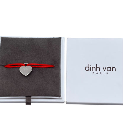 Bracelet Dinh Van Coeur Or Blanc