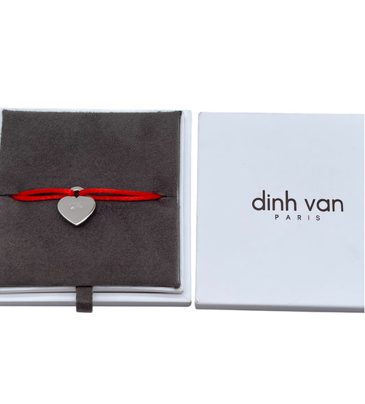 Bracelet Dinh Van Coeur Or Blanc