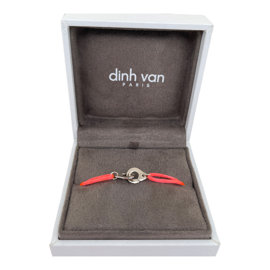 Bracelet Dinh Van Menottes R8 Or Blanc