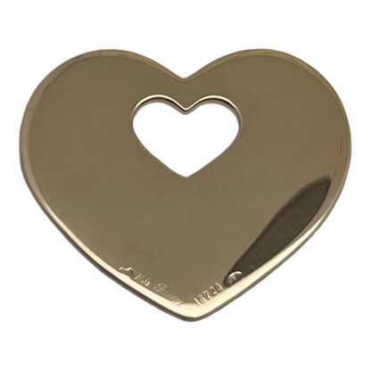 Pendentif Poiray Coeur Secret Or Jaune