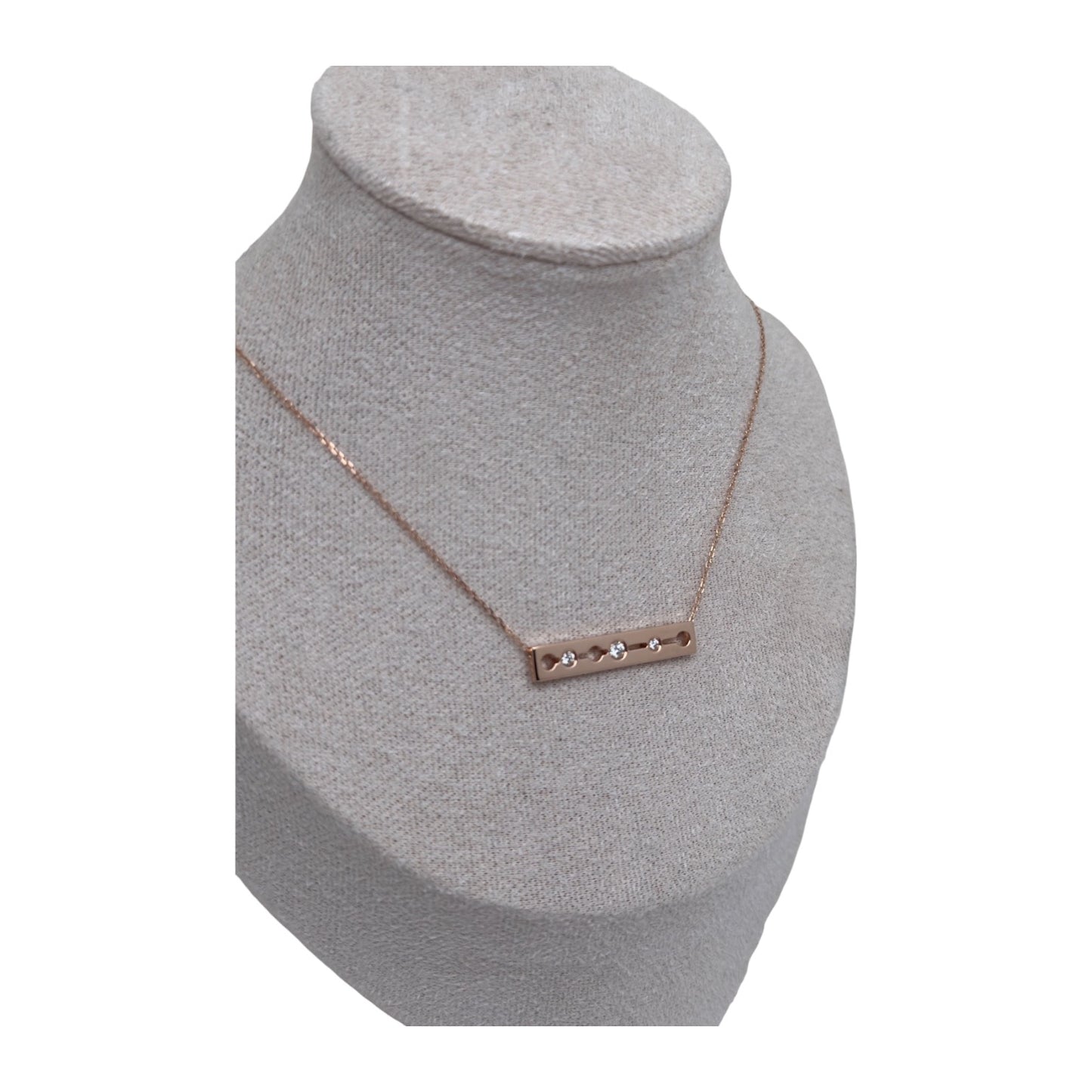 Collier Dinh Van Pulse Diamants & Or Rose