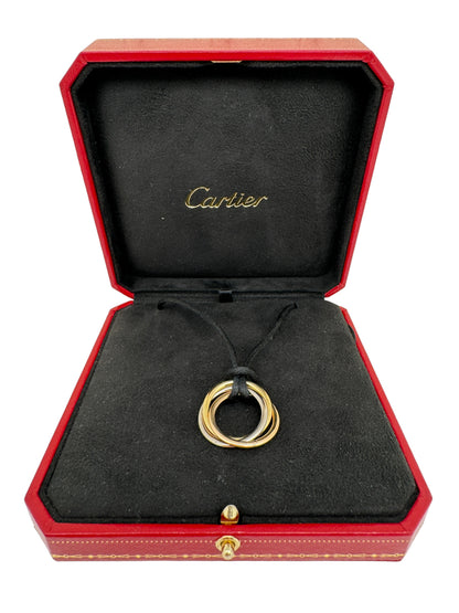 Pendentif sur cordon Cartier Trinity 3 Ors