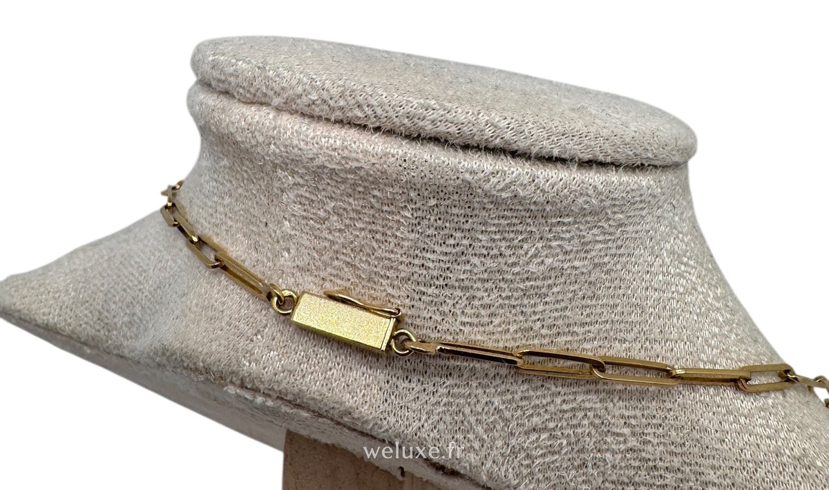 Sautoir vintage Dinh Van or jaune