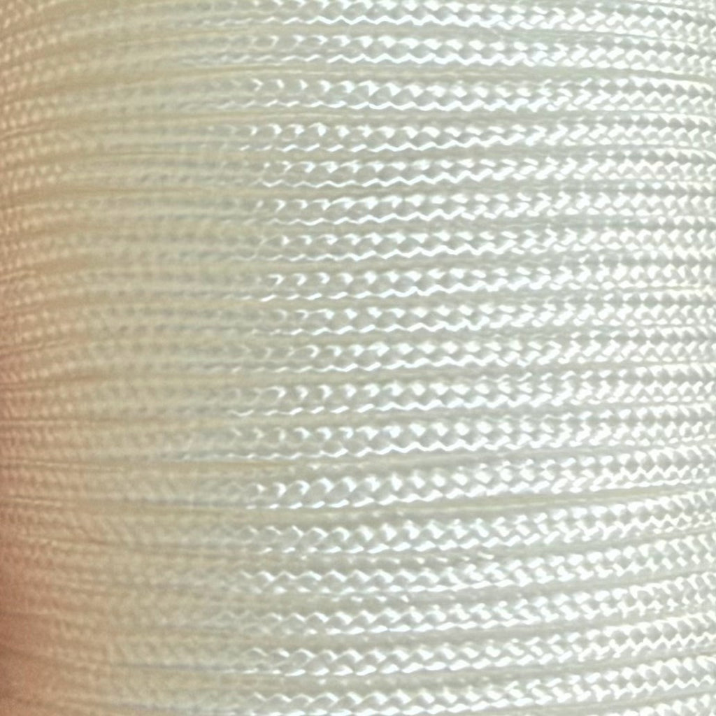Cordon polyester 1,8 mm Blanc pour bracelet Dinh Van, Cartier
