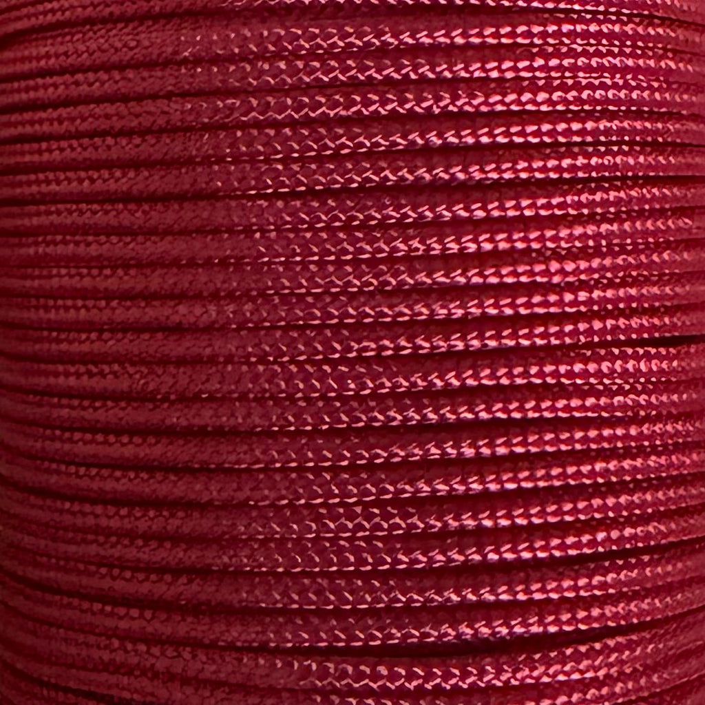 Cordon polyester 1,8 mm Bordeaux pour bracelet Dinh Van, Cartier