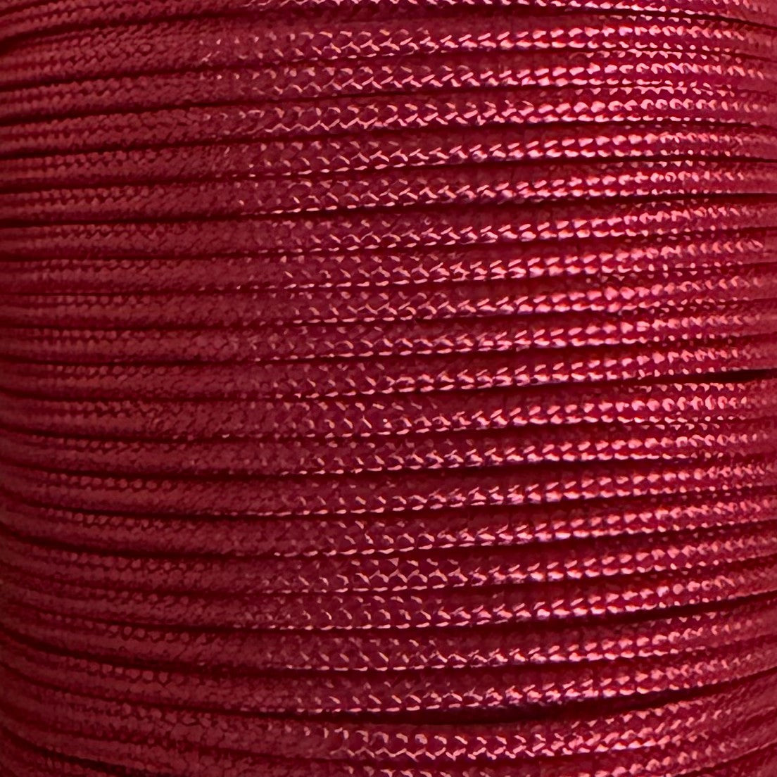 Cordon polyester 1,8 mm Bordeaux pour bracelet Dinh Van, Cartier