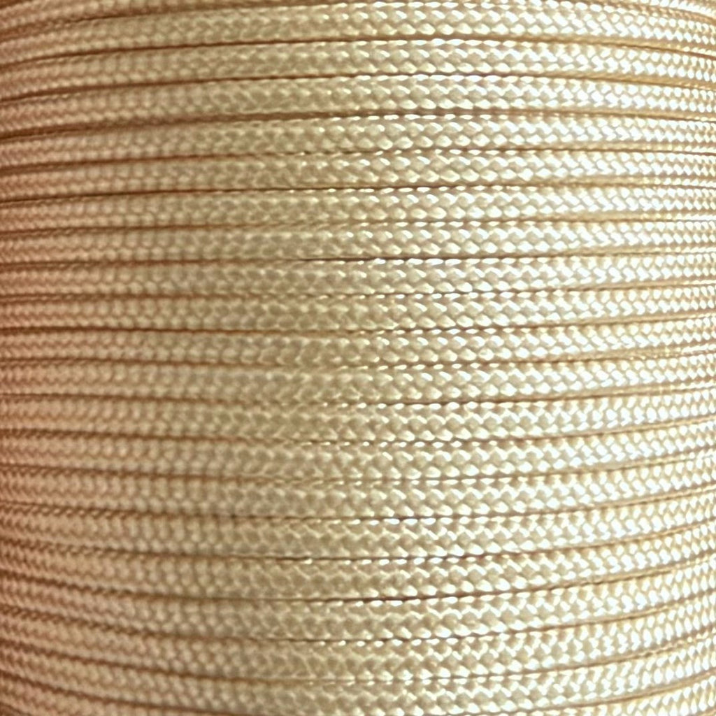 Cordon polyester 1,8 mm Champagne pour bracelet Dinh Van, Cartier