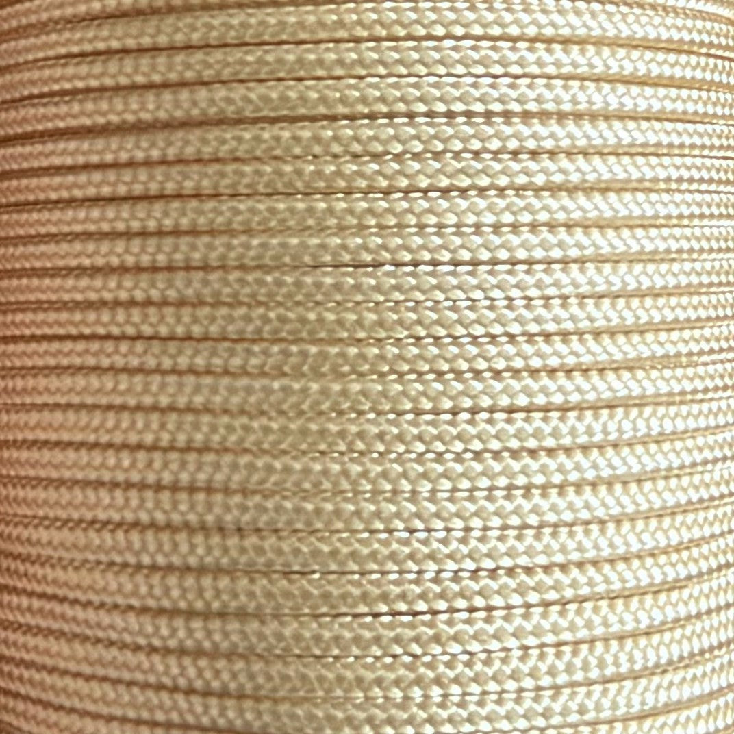 Cordon polyester 1,8 mm Champagne pour bracelet Dinh Van, Cartier