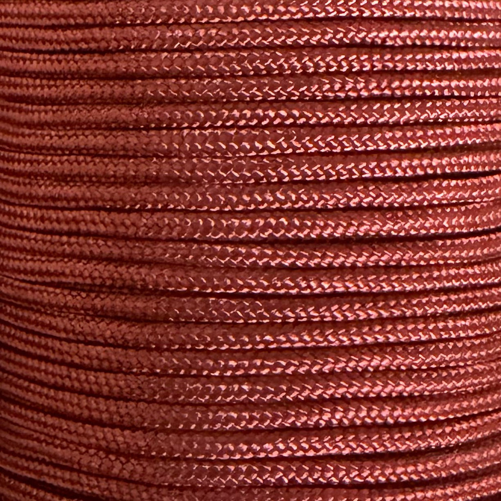 Cordon polyester 1,8 mm Cuivre pour bracelet Dinh Van, Cartier