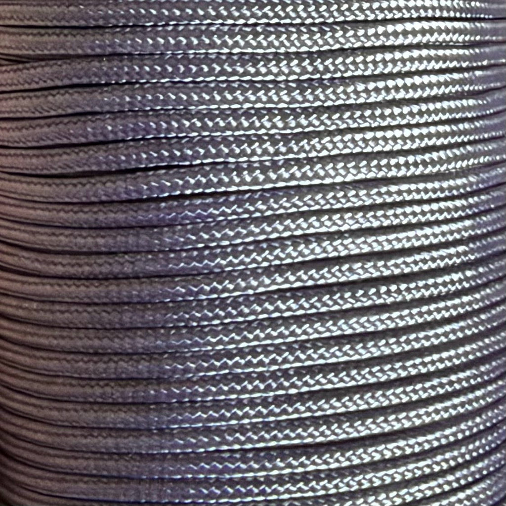 Cordon polyester 1,8 mm Gris Souris pour bracelet Dinh Van, Cartier