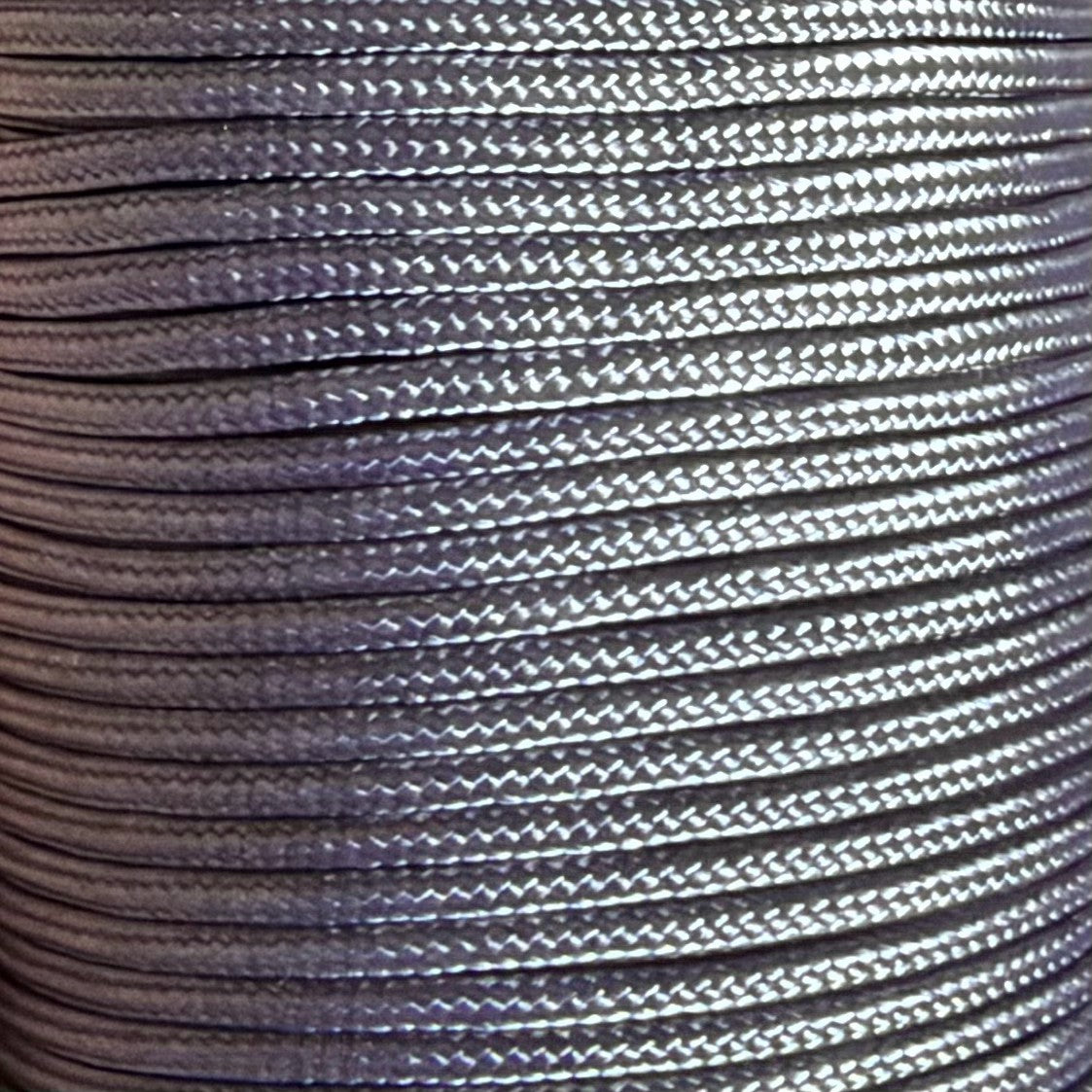 Cordon polyester 1,8 mm Gris Souris pour bracelet Dinh Van, Cartier