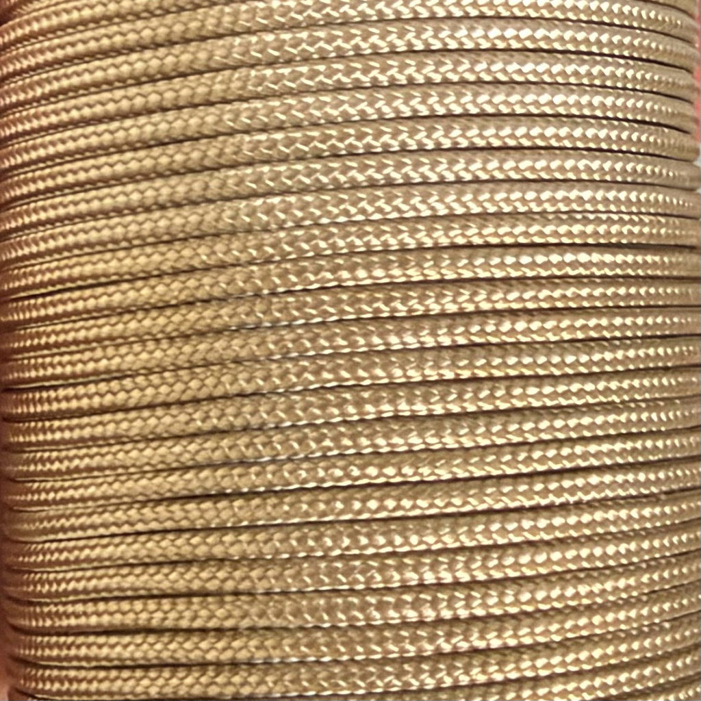 Cordon polyester 1,8 mm Marron Clair pour bracelet Dinh Van, Cartier