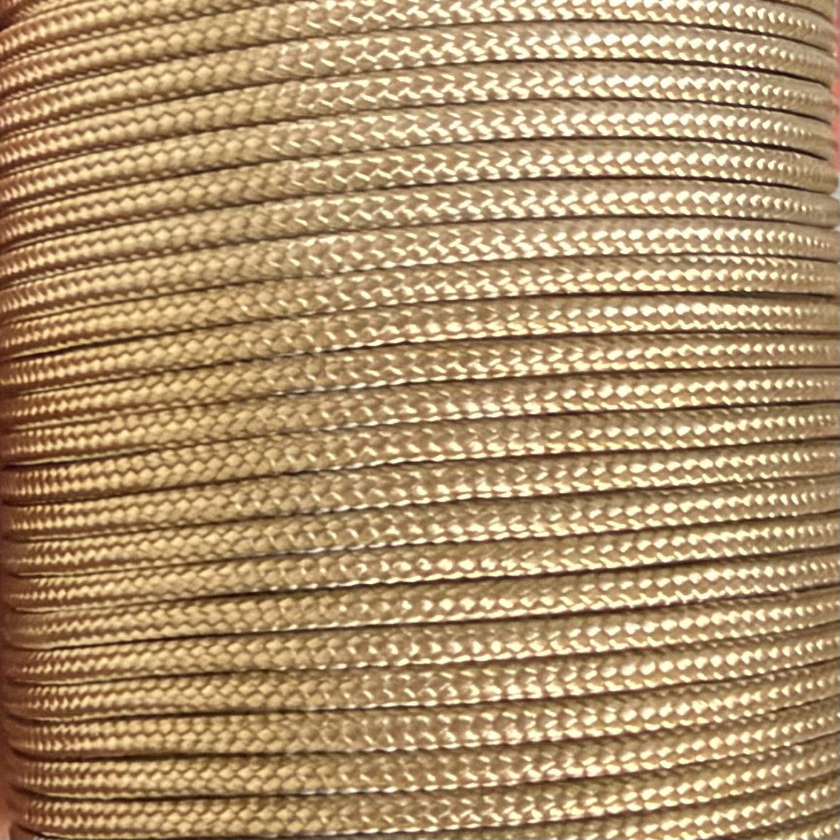 Cordon polyester 1,8 mm Marron Clair pour bracelet Dinh Van, Cartier
