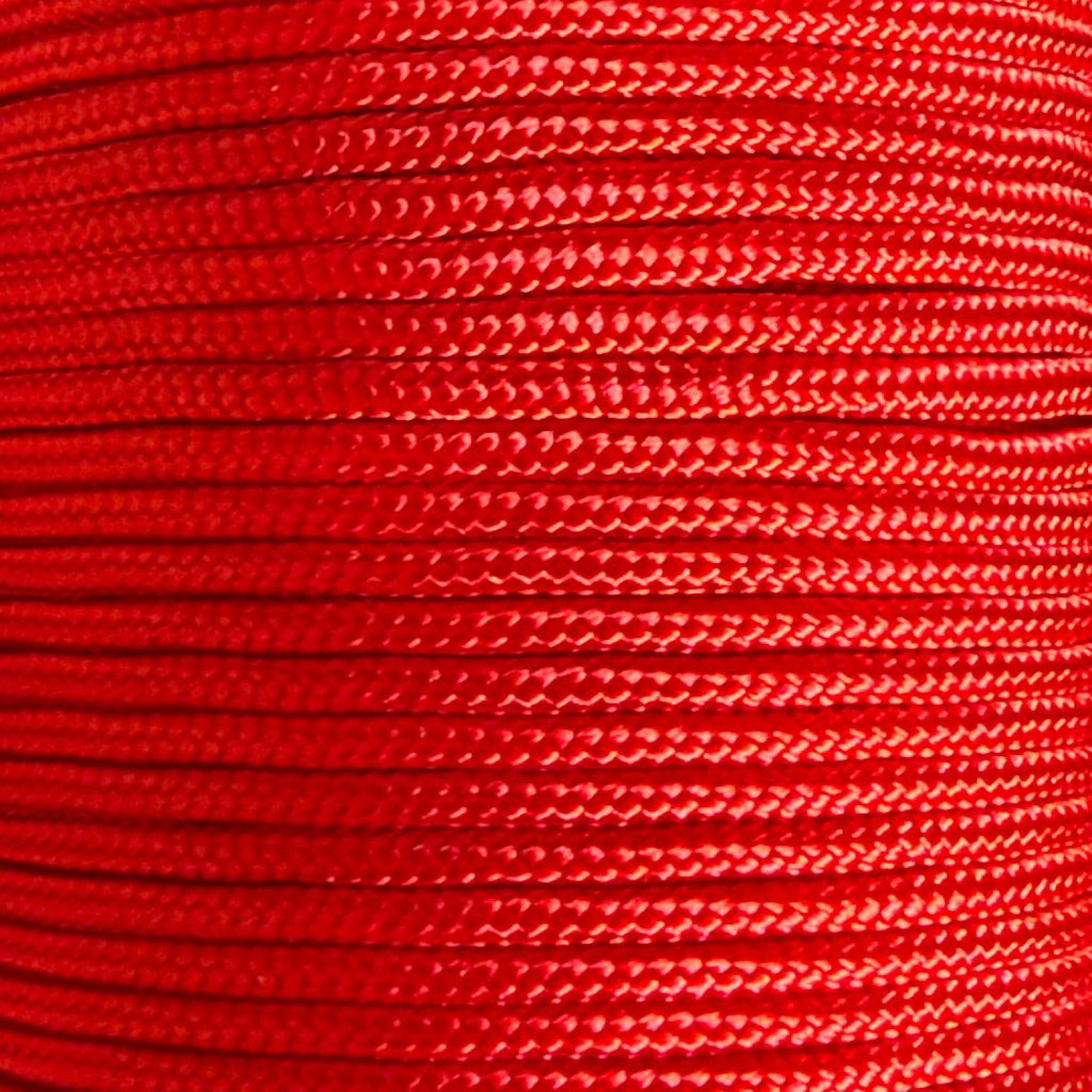Cordon polyester 1,8 mm Rouge pour bracelet Dinh Van, Cartier