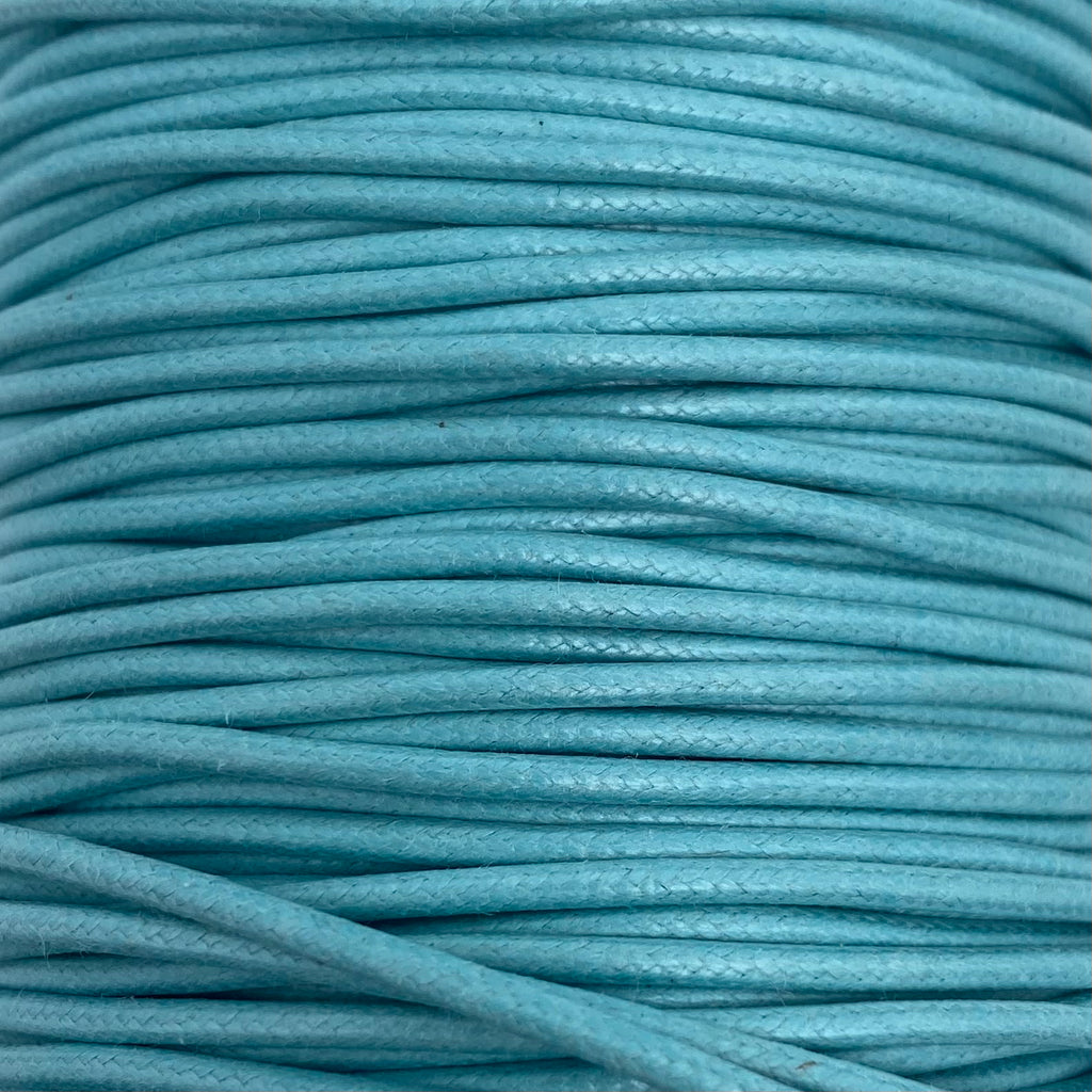 Cordon coton Bleu Vert pour bracelet Dinh Van, Cartier