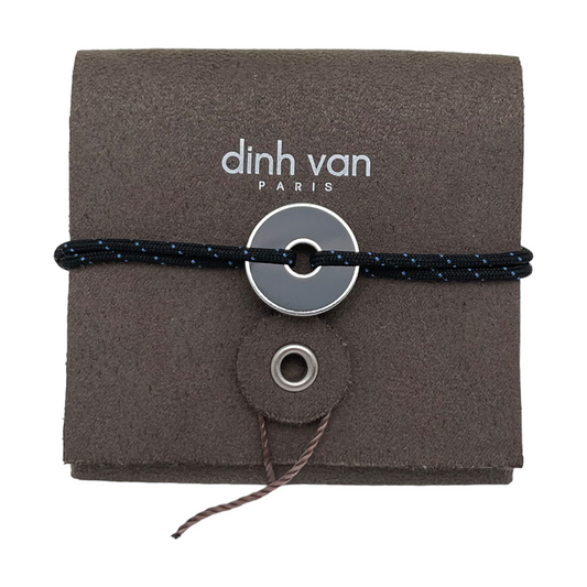 Bracelet Dinh Van Pi Onyx Argent