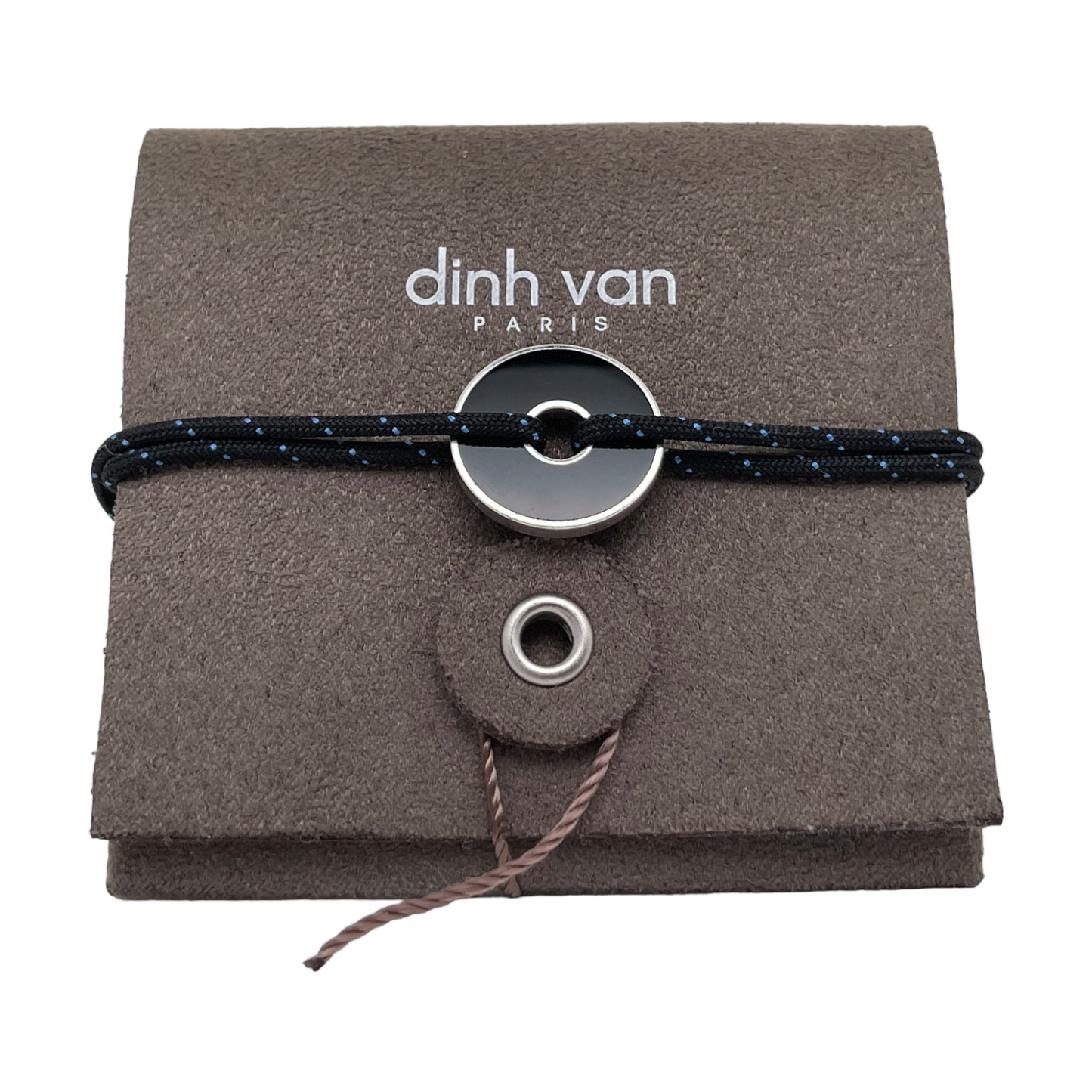 Bracelet Dinh Van Pi Onyx Argent