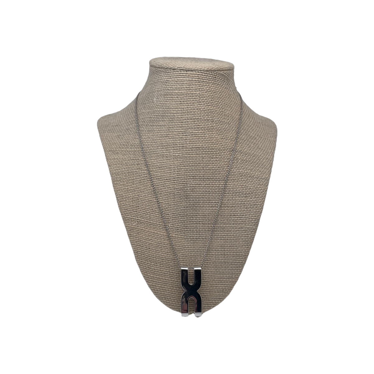 Chaîne et pendentif Dinh Van Maillon argent