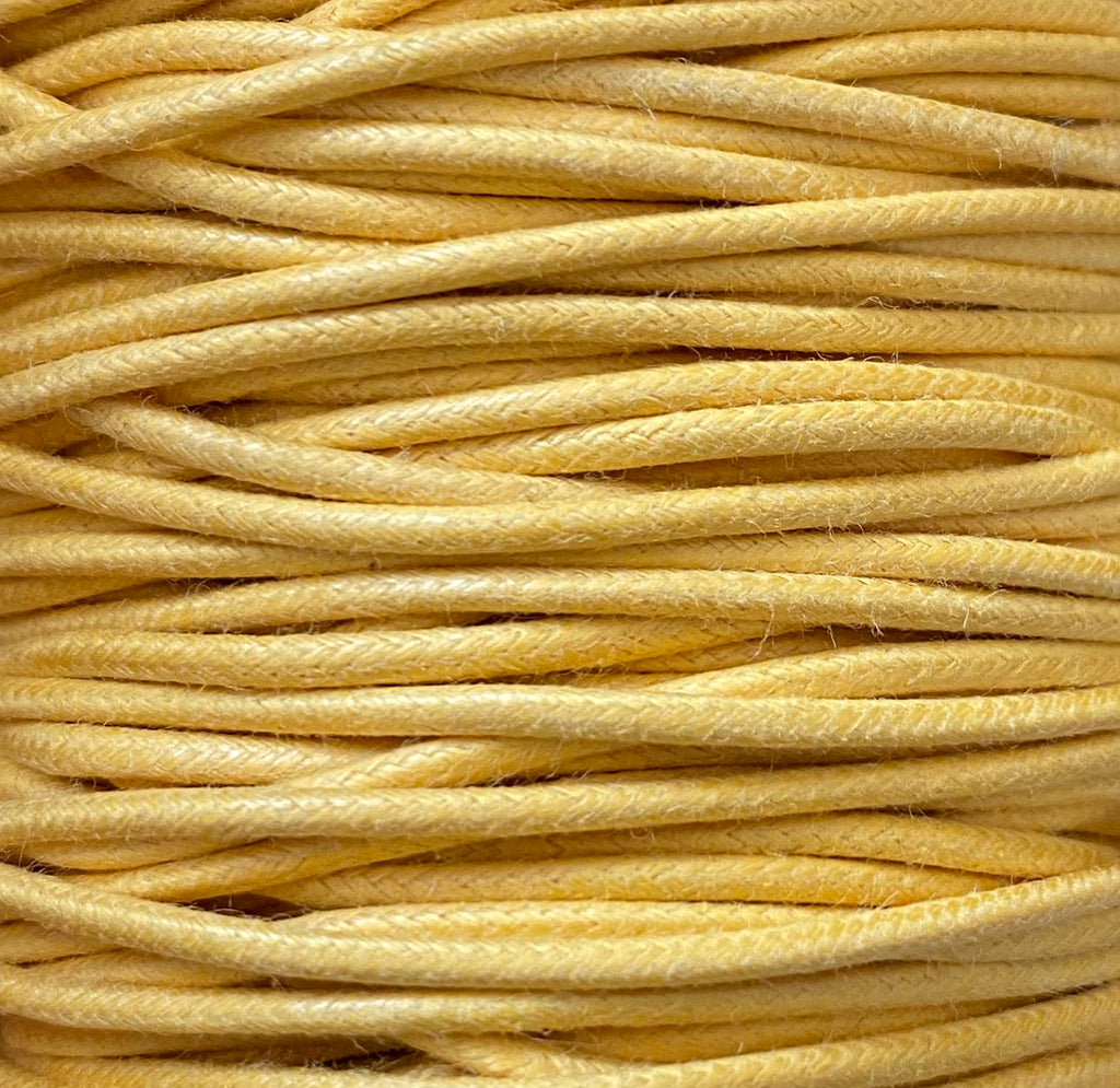 Cordon coton Jaune pour bracelet Dinh Van, Cartier