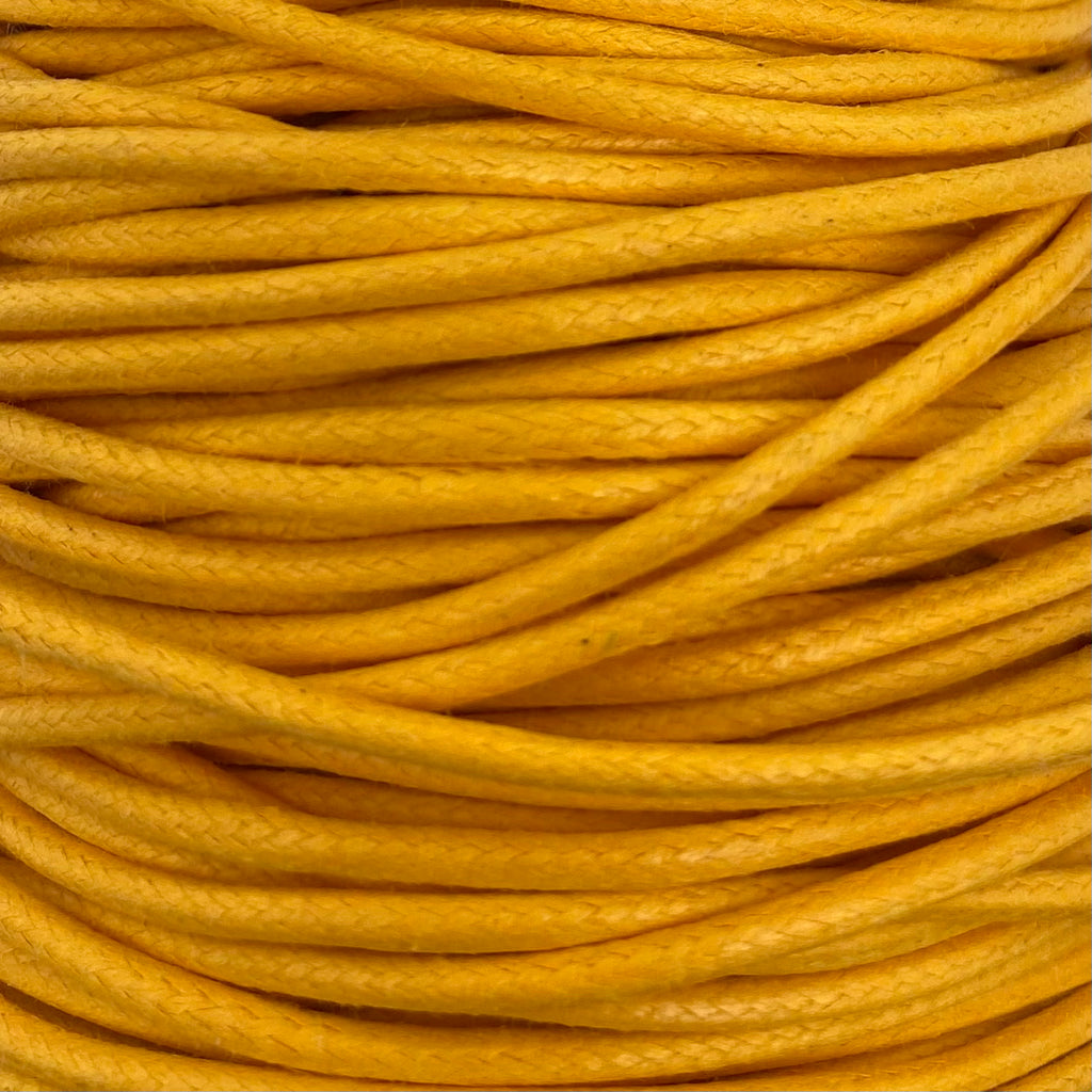 Cordon coton Jaune Soleil pour bracelet Dinh Van, Cartier