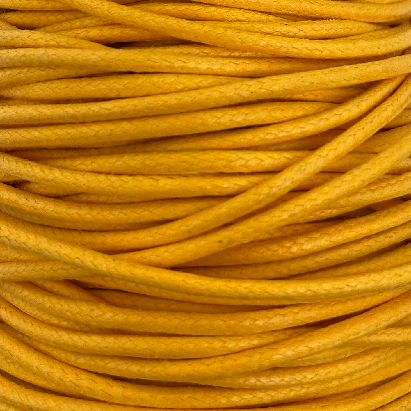 Cordon coton Jaune Soleil pour bracelet Dinh Van, Cartier