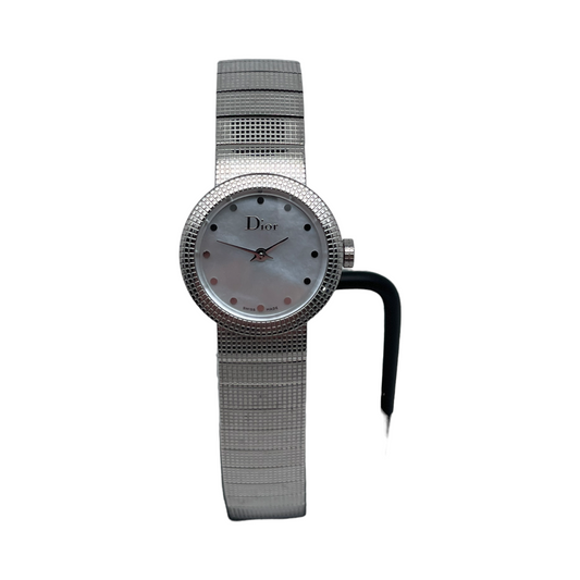 Montre Dior Mini D nacre et acier