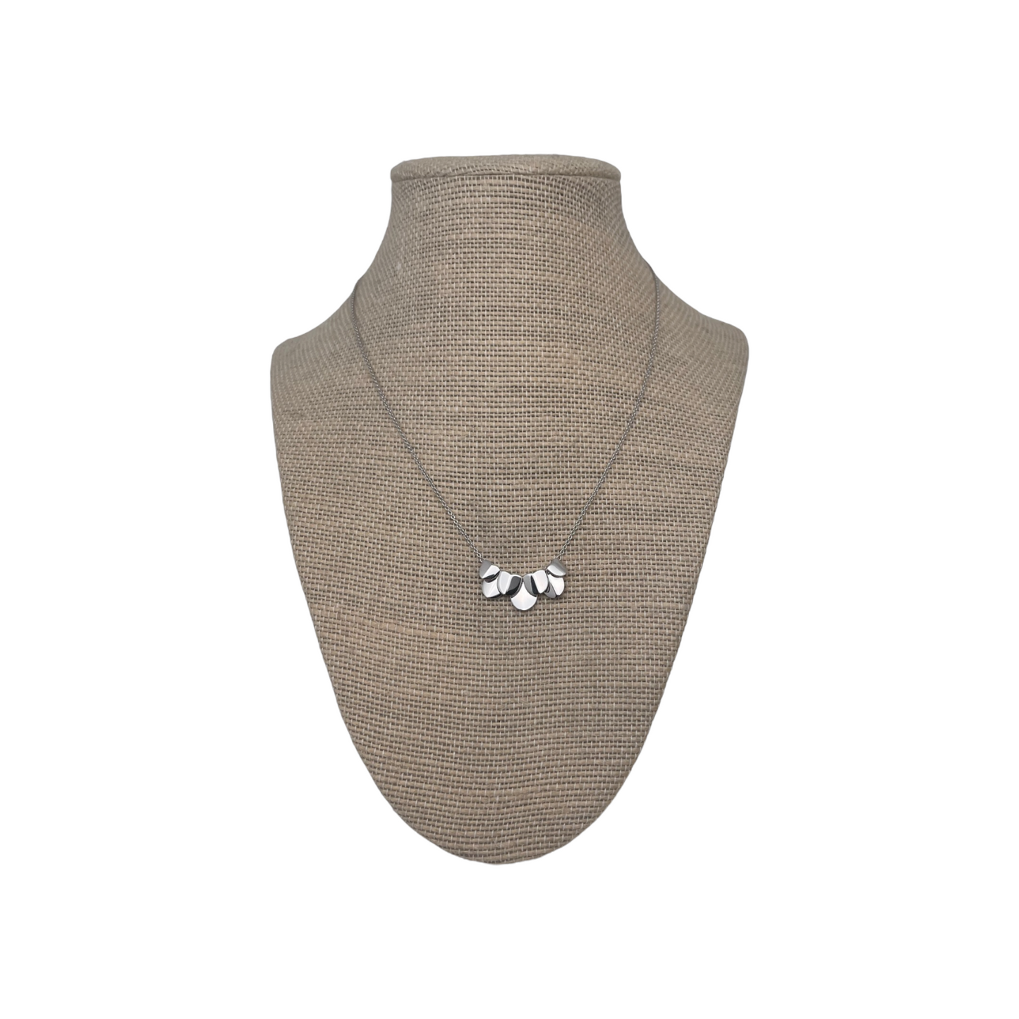 Fred Collier Coeur Or Blanc
