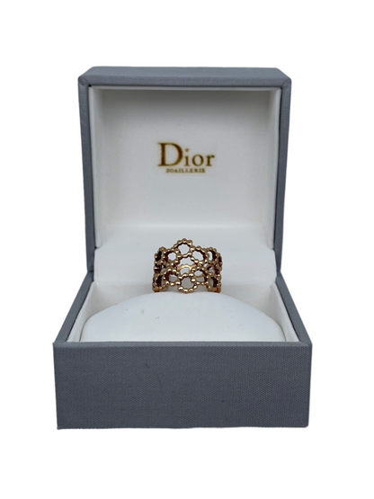 Bague Dior "Milieu du siècle" modèle Double Or Rose