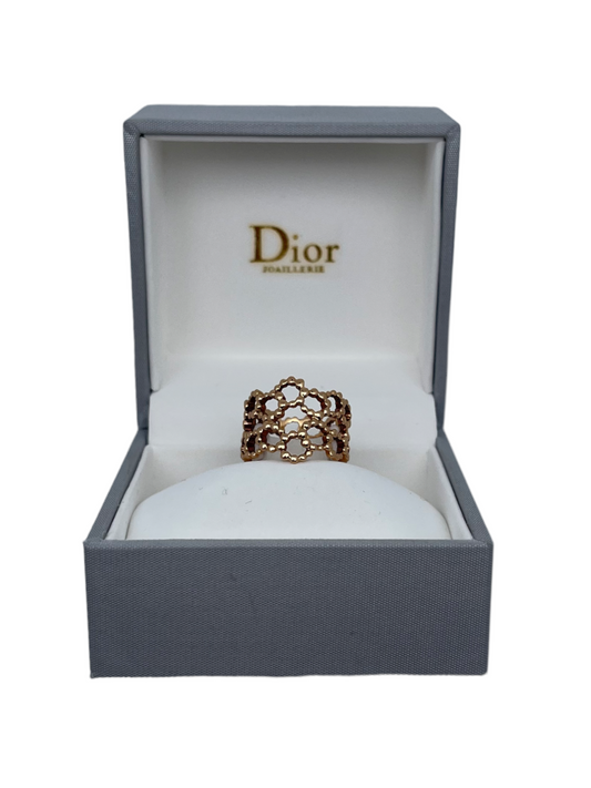 Bague Dior "Milieu du siècle" modèle Double Or Rose